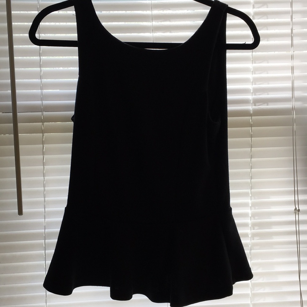 Tank top tight with flowy bottom (v cut in back)